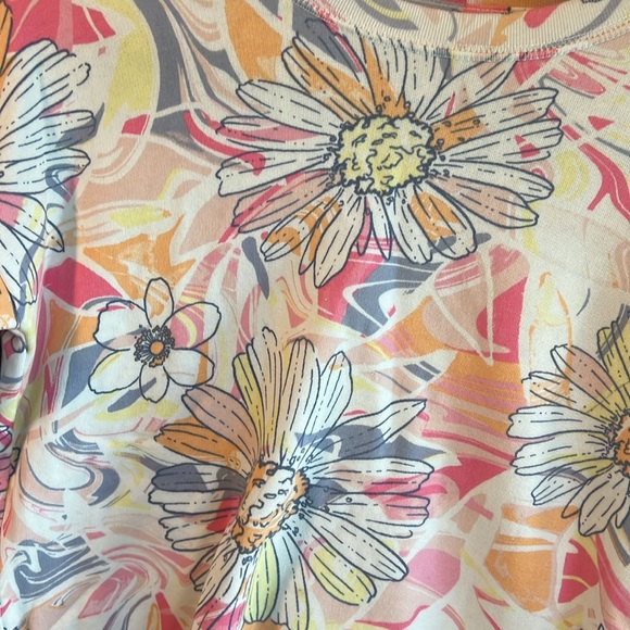 Abercrombie kid floral sweater. - Picture 3 of 4